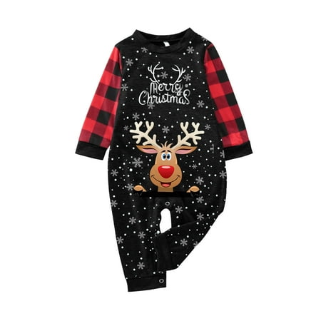Rovga Baby For Christmas Family Matching Parent-Child Pajamas Cute Deer Printed Pjs Plaid Long Sleeve Tops Pants Soft Casusal Holiday Sleepwear Parent-Child Clothing
Rovga Baby For Christmas Family Matching Parent-Child Pajamas Cute Deer Printed Pjs Plaid Long Sleeve Tops Pants Soft Casusal Holiday Sleepwear Parent-Child Clothing