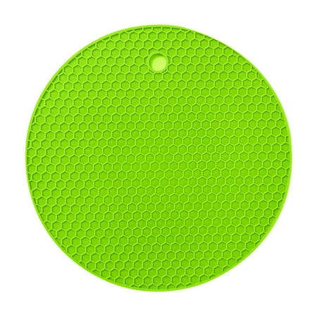 XIEC Round Honeycomb Non-slip Silicone Heat Insulation Placemat Table Bowl Cup Pad