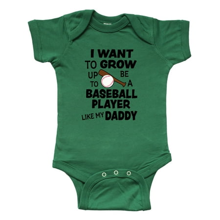 Inktastic I Want To Grow up To Be A Baseball Player Like My Daddy Gift Baby Boy or Baby Girl Bodysuit
Inktastic I Want To Grow up To Be A Baseball Player Like My Daddy Gift Baby Boy or Baby Girl Bodysuit