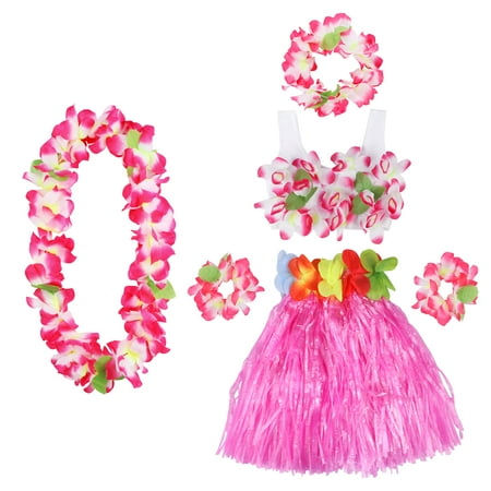 NICEXMAS 6Pcs Hawaii Tropical Hula Grass Dance Skirt Kids Flower Leis Bracelets Headband Necklace Bra Set 40cm Pink Skirt
NICEXMAS 6Pcs Hawaii Tropical Hula Grass Dance Skirt Kids Flower Leis Bracelets Headband Necklace Bra Set 40cm Pink Skirt