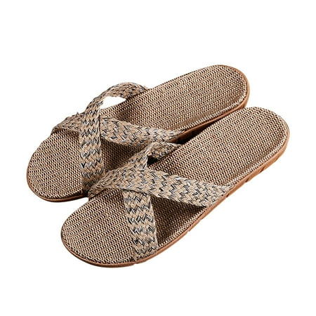 ZTTD Women s Summer Casual Lightweight Linen Woven Refreshing Indoor and Outdoor Sandals and Slippers Gray
ZTTD Women s Summer Casual Lightweight Linen Woven Refreshing Indoor and Outdoor Sandals and Slippers Gray