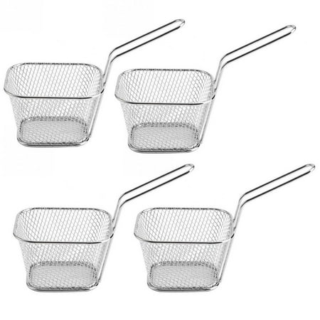 jiawei 4Pcs French Fries Deep Frying Basket Metal Food Filter Colander Cooking Tool
jiawei 4Pcs French Fries Deep Frying Basket Metal Food Filter Colander Cooking Tool