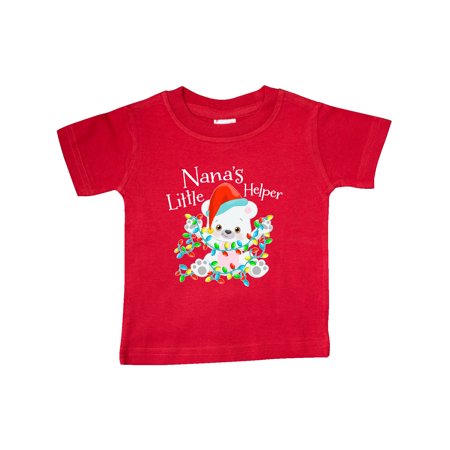 Inktastic Nana s Little Helper Cute Polar Bear with Christmas Lights Gift Baby Boy or Baby Girl T-Shirt
Inktastic Nana s Little Helper Cute Polar Bear with Christmas Lights Gift Baby Boy or Baby Girl T-Shirt