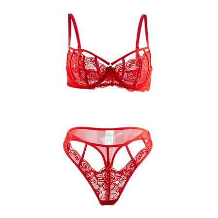 BSDHBS Womens Underwear Women Bra and Panty Set Lingerie Set for Women 2 Piece Bralette and Panty Set Red Size M
BSDHBS Womens Underwear Women Bra and Panty Set Lingerie Set for Women 2 Piece Bralette and Panty Set Red Size M