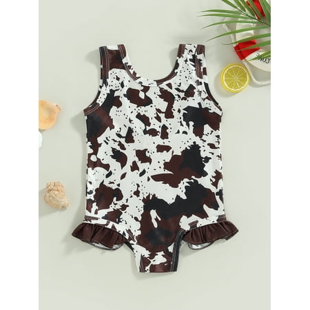 Lamuusaa Toddler Baby Girls Summer Romper Bathing Suit Sleeveless Round Neck Letter/Cow Print Swimwear
Lamuusaa Toddler Baby Girls Summer Romper Bathing Suit Sleeveless Round Neck Letter/Cow Print Swimwear