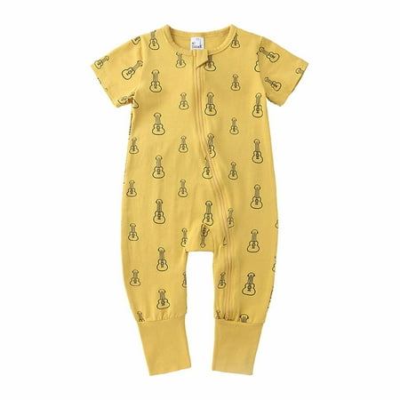 YANHAIGONG Baby Girsl Boys Summer Clothes Summer Newborn Toddler Baby Girls Boys Bodysuit Short Sleeve Printed Zipper One-piece Romper Jumpsuit 3 Months-3 Years
YANHAIGONG Baby Girsl Boys Summer Clothes Summer Newborn Toddler Baby Girls Boys Bodysuit Short Sleeve Printed Zipper One-piece Romper Jumpsuit 3 Months-3 Years