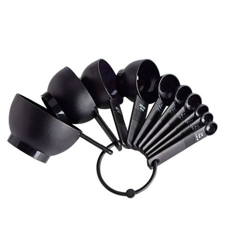 Amusingtao 10pcs Sugar Cups Black Teaspoon Cooking Kitchen Tools Measuring Spoon Set Baking
Amusingtao 10pcs Sugar Cups Black Teaspoon Cooking Kitchen Tools Measuring Spoon Set Baking