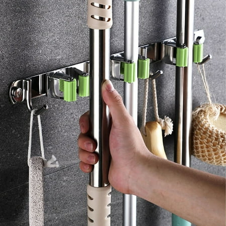 BAETEUY 3/4/5/6 Hook Wall Mounted Mop Organizer Holder Bathroom Brush Broom Storage Rack
BAETEUY 3/4/5/6 Hook Wall Mounted Mop Organizer Holder Bathroom Brush Broom Storage Rack
