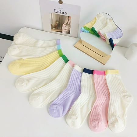 1 Pair Women Socks Super Breathable Thin Contrast Colors Durable Anti-deformed Hollow Out Mesh Candy Colors Sup
1 Pair Women Socks Super Breathable Thin Contrast Colors Durable Anti-deformed Hollow Out Mesh Candy Colors Sup