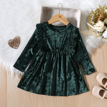 eczipvz Baby Girl Clothes Toddler Girls Long Sleeve Ruffles Dresses Solid Dress Clothes Toddler Girl Set (Green 2-3 Years)
eczipvz Baby Girl Clothes Toddler Girls Long Sleeve Ruffles Dresses Solid Dress Clothes Toddler Girl Set (Green 2-3 Years)