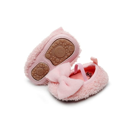 Woobling Infant Flats Prewalker Mary Jane First Walker Dress Shoes Party Princess Shoe Fuzzy Soft Sole Lightweight Hard Bottom Pink 4C
Woobling Infant Flats Prewalker Mary Jane First Walker Dress Shoes Party Princess Shoe Fuzzy Soft Sole Lightweight Hard Bottom Pink 4C