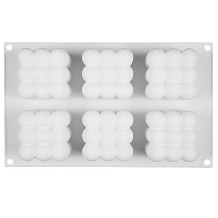 DTOWER Cake Mold 6 Slots Silicone Baking Mold Cube 3D Washable Craft Mousse Mould Kitchen Accessory
DTOWER Cake Mold 6 Slots Silicone Baking Mold Cube 3D Washable Craft Mousse Mould Kitchen Accessory