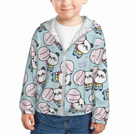 Gaeub Cute Panda Bear Print Athletic Sun Protection Hoodie for Kids Long Sleeve Outdoor UV Shirt Running Fishing Top for Boys Girls-3 Years
Gaeub Cute Panda Bear Print Athletic Sun Protection Hoodie for Kids Long Sleeve Outdoor UV Shirt Running Fishing Top for Boys Girls-3 Years