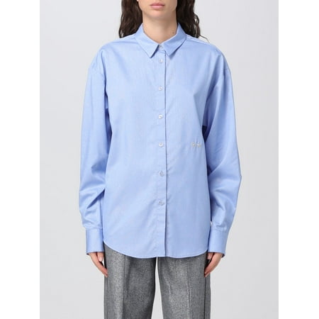 Chiara Ferragni Shirt Woman Gnawed Blue Woman
