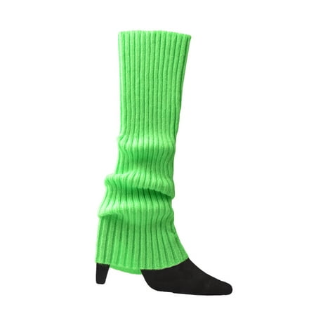 

GuliriFei Autumn Winter Women Leg Warmers Solid Color/Rainbow/Splicing Footless Stretch Knitted High Socks Gothic Girls Socks