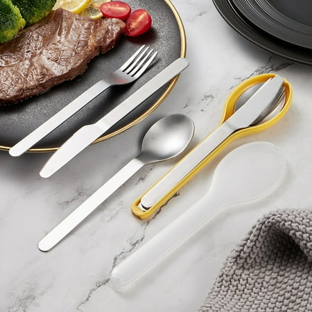 SUZY Utensils Set 1 Set Easy to Clean Rustproof Beautiful Comfortable Grip Spoon Fork Cutter Cutlery Set
SUZY Utensils Set 1 Set Easy to Clean Rustproof Beautiful Comfortable Grip Spoon Fork Cutter Cutlery Set