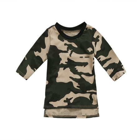 Newborn Baby Kids Girls Camo Long Dress Toddler Babies Autumn Camouflage Clothes Casual Clothing
Newborn Baby Kids Girls Camo Long Dress Toddler Babies Autumn Camouflage Clothes Casual Clothing
