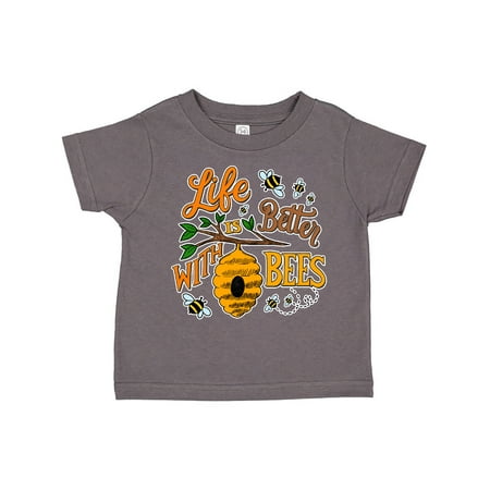 Inktastic Life is Better with Bees with Beehive Illustration Gift Toddler Boy or Toddler Girl T-Shirt
Inktastic Life is Better with Bees with Beehive Illustration Gift Toddler Boy or Toddler Girl T-Shirt