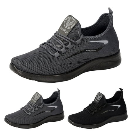 PEASKJP Shoes for Men Men Summer Breathable Soft Sole Non Slip Sneaker Men Flats Sneakers Black 8
PEASKJP Shoes for Men Men Summer Breathable Soft Sole Non Slip Sneaker Men Flats Sneakers Black 8