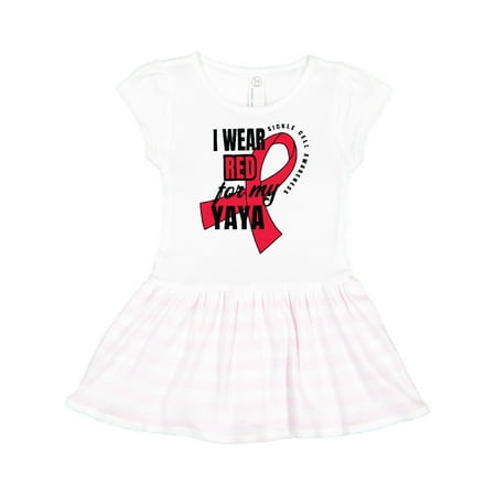 Inktastic Sickle Cell Awareness I Wear Red For My Yaya Gift Toddler Girl Dress
Inktastic Sickle Cell Awareness I Wear Red For My Yaya Gift Toddler Girl Dress