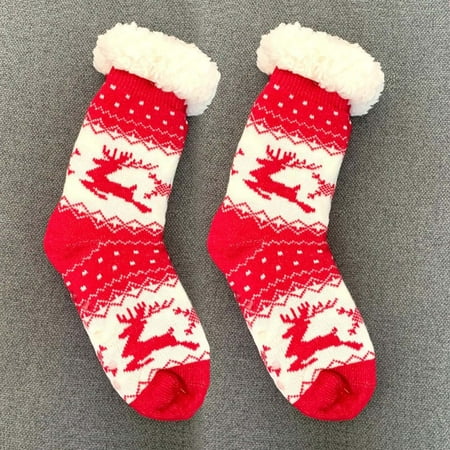 2 pairs Women Autumn And Winter Home Floor Socks Plus Velvet Thickened Christmas Sleeping Socks Color random
2 pairs Women Autumn And Winter Home Floor Socks Plus Velvet Thickened Christmas Sleeping Socks Color random