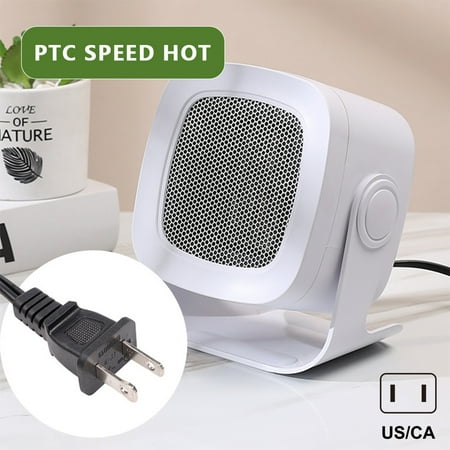 Electric Space Heater Fast Heating Ceramic Room 800W Small Heater for Home Kitchen Office White US Plug PTC Model 800W
Electric Space Heater Fast Heating Ceramic Room 800W Small Heater for Home Kitchen Office White US Plug PTC Model 800W