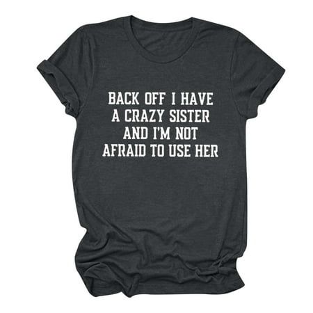Dianli Corset Tops For Women Round Neck Tunic Letter Print Short Sleeve Summer T-Shirts Beach Fashion Casual Loose Tops Blouses Dark Gray L
Dianli Corset Tops For Women Round Neck Tunic Letter Print Short Sleeve Summer T-Shirts Beach Fashion Casual Loose Tops Blouses Dark Gray L