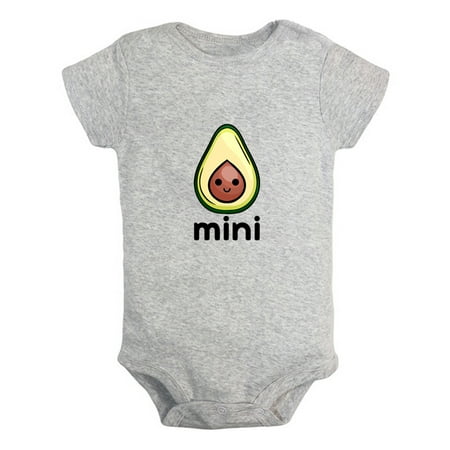 Mini Avocado Funny Rompers For Babies Newborn Baby Unisex Bodysuits Infant Jumpsuits Toddler 0-12 Months Kids One-Piece Oufits (Gray 6-12 Months)
Mini Avocado Funny Rompers For Babies Newborn Baby Unisex Bodysuits Infant Jumpsuits Toddler 0-12 Months Kids One-Piece Oufits (Gray 6-12 Months)