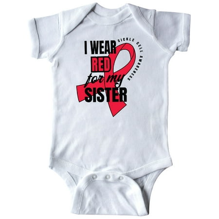 Inktastic Sickle Cell Awareness I Wear Red For My Sister Gift Baby Boy or Baby Girl Bodysuit
Inktastic Sickle Cell Awareness I Wear Red For My Sister Gift Baby Boy or Baby Girl Bodysuit