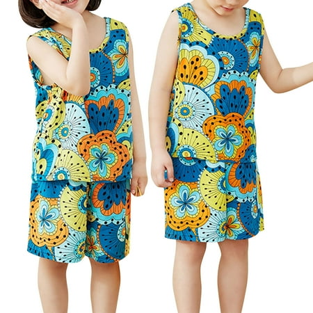Cathalem Outfits for Toddler Girls Toddlers Kids Girls Boys Fashional Floral 3D Prints Sleeveless Vest Top Hoodies And Pants Childrenscostume Blue 3-4 Years
Cathalem Outfits for Toddler Girls Toddlers Kids Girls Boys Fashional Floral 3D Prints Sleeveless Vest Top Hoodies And Pants Childrenscostume Blue 3-4 Years
