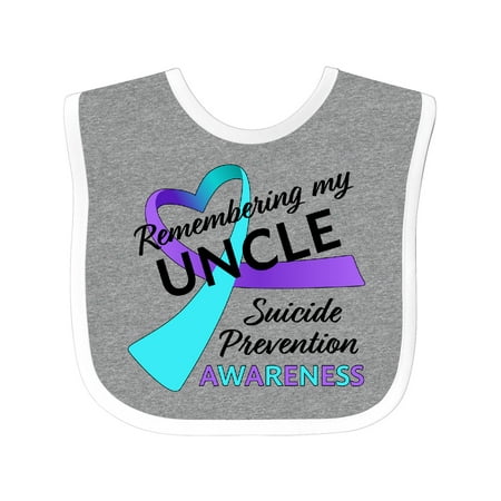 Inktastic Remembering My Uncle- Suicide Prevention Awareness Gift Baby Boy or Baby Girl Bib
Inktastic Remembering My Uncle- Suicide Prevention Awareness Gift Baby Boy or Baby Girl Bib