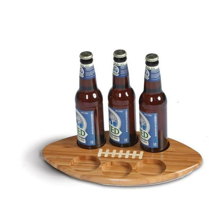 Picnic Plus Football shaped beer bottle or glass flight - BAMBOO