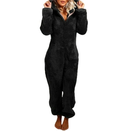 Xingqing Women s Fleece Ears Hooded Jumpsuit Sleepwear Zipper One Piece Romper Sherpa Pajamas Homewear
Xingqing Women s Fleece Ears Hooded Jumpsuit Sleepwear Zipper One Piece Romper Sherpa Pajamas Homewear