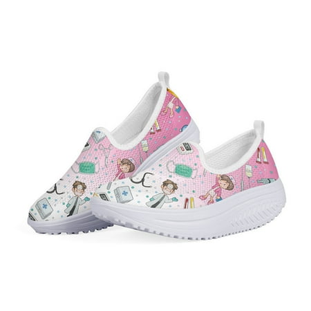 WHEREISART Mediciner Gradient Style Women Summer Mesh Shoes Heightreasing Premium Sketch Physician Nurse Female Swing Shoe
WHEREISART Mediciner Gradient Style Women Summer Mesh Shoes Heightreasing Premium Sketch Physician Nurse Female Swing Shoe