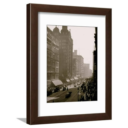 State Street, Chicago, Ill. Framed Print Wall Art