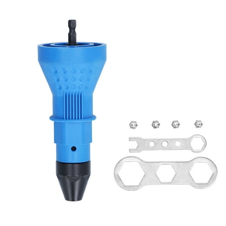 Rivet Drill Adapter Ergonomic Electric Riveting Drilling Insert Nut Tool with Hex Wrenches Nozzles
Rivet Drill Adapter Ergonomic Electric Riveting Drilling Insert Nut Tool with Hex Wrenches Nozzles