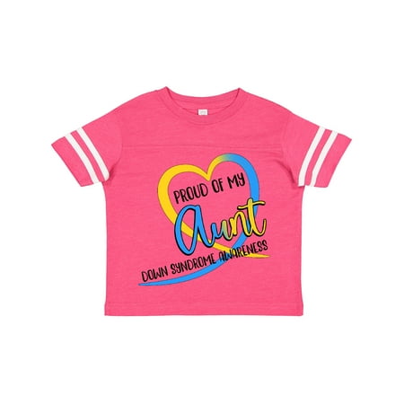 Inktastic Proud of My Aunt Down Syndrome Awareness Heart Ribbon Gift Toddler Boy or Toddler Girl T-Shirt
Inktastic Proud of My Aunt Down Syndrome Awareness Heart Ribbon Gift Toddler Boy or Toddler Girl T-Shirt