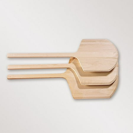 American Metalcraft 2616 Wood Pizza Peel with 9 Handle 17 x 16 Blade Brown