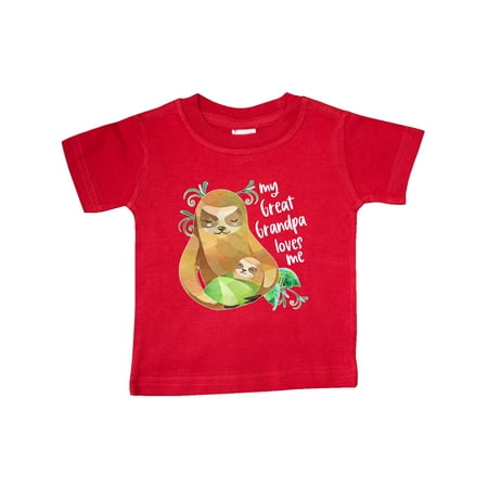 Inktastic My Great Grandpa Loves Me Cute Sloth and Baby Gift Baby Boy or Baby Girl T-Shirt
Inktastic My Great Grandpa Loves Me Cute Sloth and Baby Gift Baby Boy or Baby Girl T-Shirt