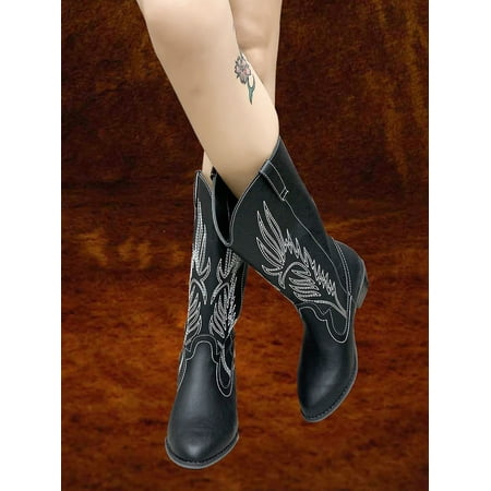 Punk Point Toe Western Boots Women‘s Footwear