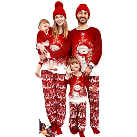 FSDJHSDH Christmas Family Pajamas Long Sleeve Snowman Nightwear Sleepsuit Loungewear Pjs Set
FSDJHSDH Christmas Family Pajamas Long Sleeve Snowman Nightwear Sleepsuit Loungewear Pjs Set