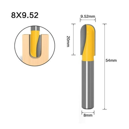 Long Blade Round Nose Wood Router Bit Long Reach Core Box Wood Cutter 8mm Shank
Long Blade Round Nose Wood Router Bit Long Reach Core Box Wood Cutter 8mm Shank