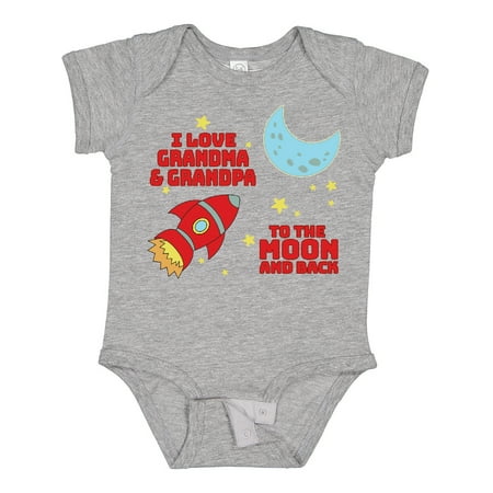Inktastic I Love Grandma and Grandpa to the Moon and Back Gift Baby Boy or Baby Girl Bodysuit
Inktastic I Love Grandma and Grandpa to the Moon and Back Gift Baby Boy or Baby Girl Bodysuit