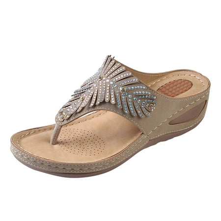 Daznico Sandals Women Women Sandals Summer Flip Flop Thick Sole Bohemian Style Versatile Beach Sandals Orthopedic Sandals for Women Summer Sandals for Women 2024(Color:Beige Size:US 6.5)
Daznico Sandals Women Women Sandals Summer Flip Flop Thick Sole Bohemian Style Versatile Beach Sandals Orthopedic Sandals for Women Summer Sandals for Women 2024(Color:Beige Size:US 6.5)