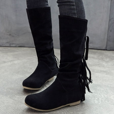 TUTUnaumb Winter Hot Sale Clearance Women S Suede Boots Long Fringe Winter Embroidered Boots Fashion Boots for Party/Wedding/Leisure-Black
TUTUnaumb Winter Hot Sale Clearance Women S Suede Boots Long Fringe Winter Embroidered Boots Fashion Boots for Party/Wedding/Leisure-Black