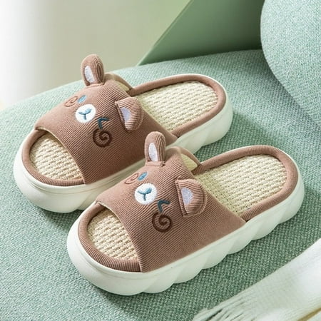 CoCopeaunt Cartoon Cute Frog Linen Slippers For Women Thick Bottom Home Shoes Cotton Linen Couple Indoor Slippers Funny Male Home Slides
CoCopeaunt Cartoon Cute Frog Linen Slippers For Women Thick Bottom Home Shoes Cotton Linen Couple Indoor Slippers Funny Male Home Slides