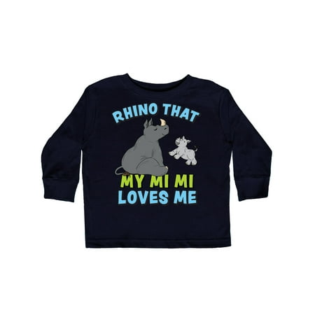 Inktastic Rhino That My Mi Mi Loves Me with Cute Rhinos Gift Toddler Boy or Toddler Girl Long Sleeve T-Shirt
Inktastic Rhino That My Mi Mi Loves Me with Cute Rhinos Gift Toddler Boy or Toddler Girl Long Sleeve T-Shirt