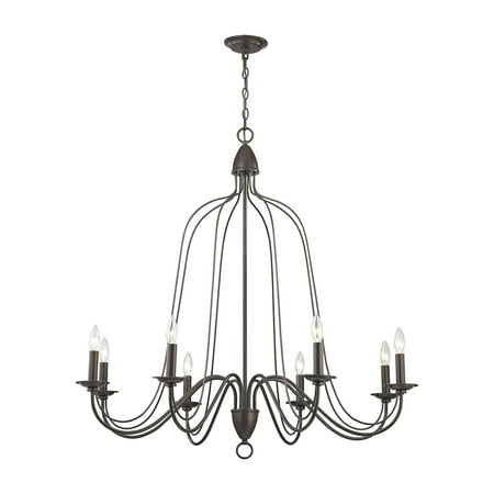 Monroe 8-Light Chandelier in Oil Rubbed Bronze