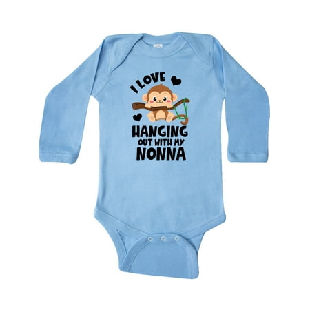 Inktastic Monkey I Love Hanging out with My Nonna Gift Baby Boy or Baby Girl Long Sleeve Bodysuit
Inktastic Monkey I Love Hanging out with My Nonna Gift Baby Boy or Baby Girl Long Sleeve Bodysuit