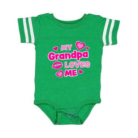 Inktastic My Grandpa Loves Me with Hearts and Kiss Boys or Girls Baby Bodysuit
Inktastic My Grandpa Loves Me with Hearts and Kiss Boys or Girls Baby Bodysuit